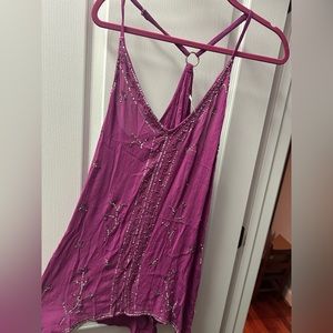 Beaded Free People Tank